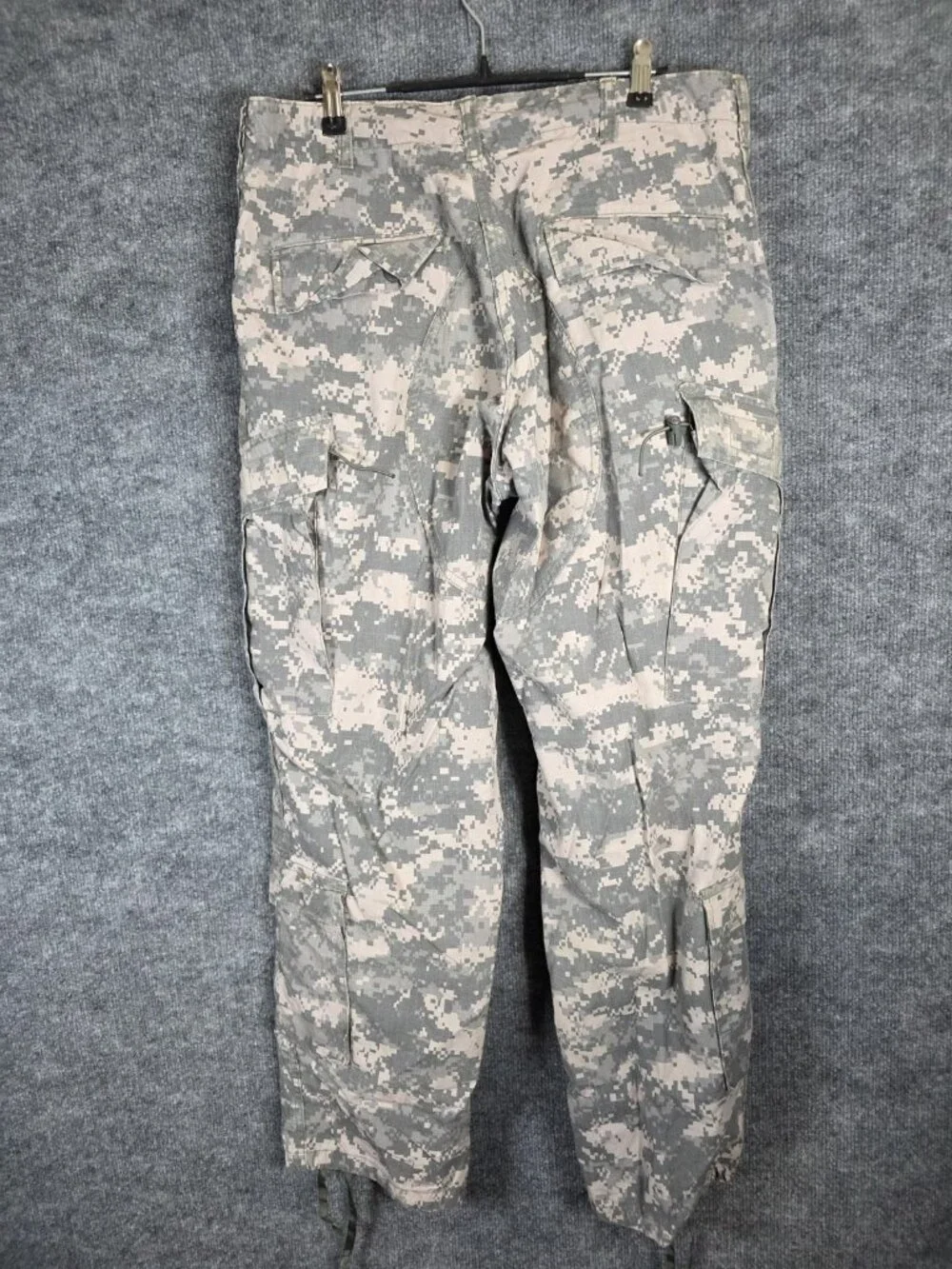 Propper Army Combat Uniform Pants Mens Medium Short Camo Flame Resistant Fading